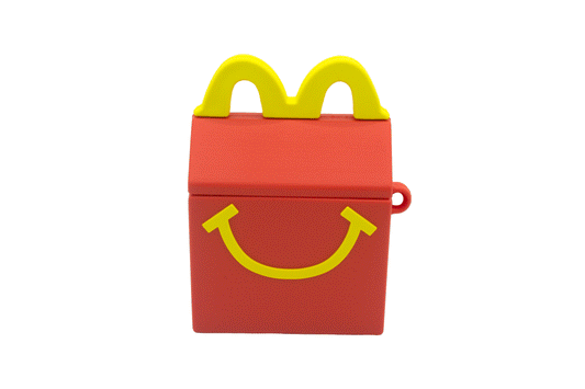 Happy Meal AirPods Case (black key clip included)