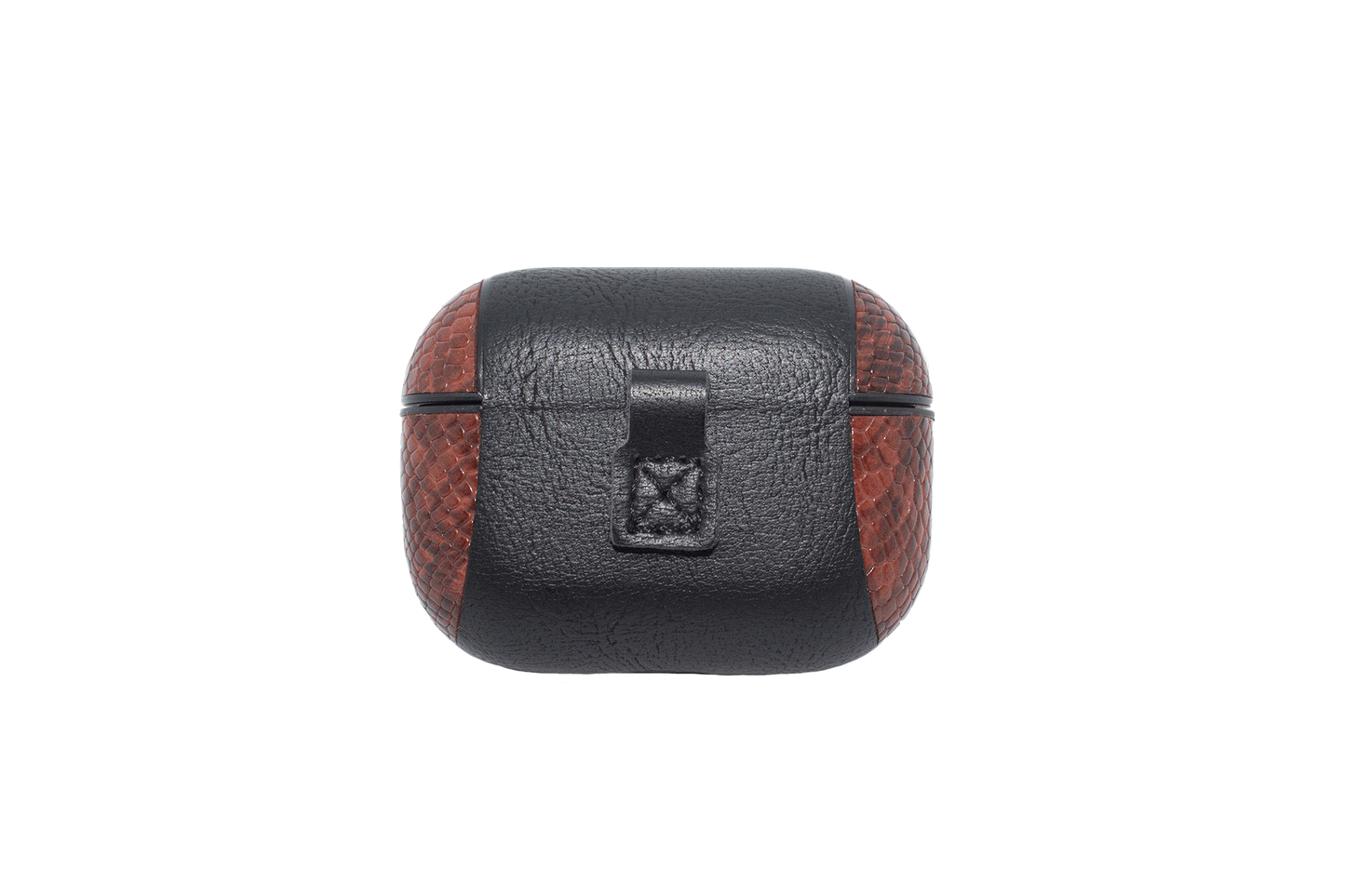 Red & Black Snake Skin Airpods Pro Case (w/black ring)