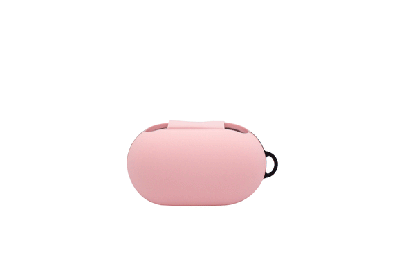 Pretty Pink Galaxy Buds Case (Pink Fur Ball clip included)