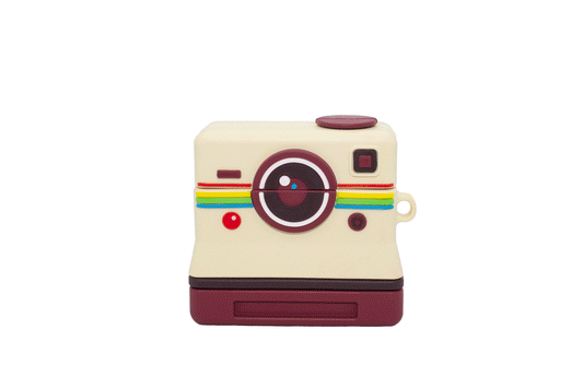 Polaroid Insta Cam Airpods Case (w/black ring)